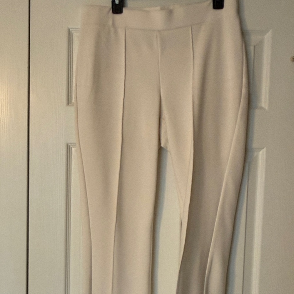 Chic Cream Women's Trousers
